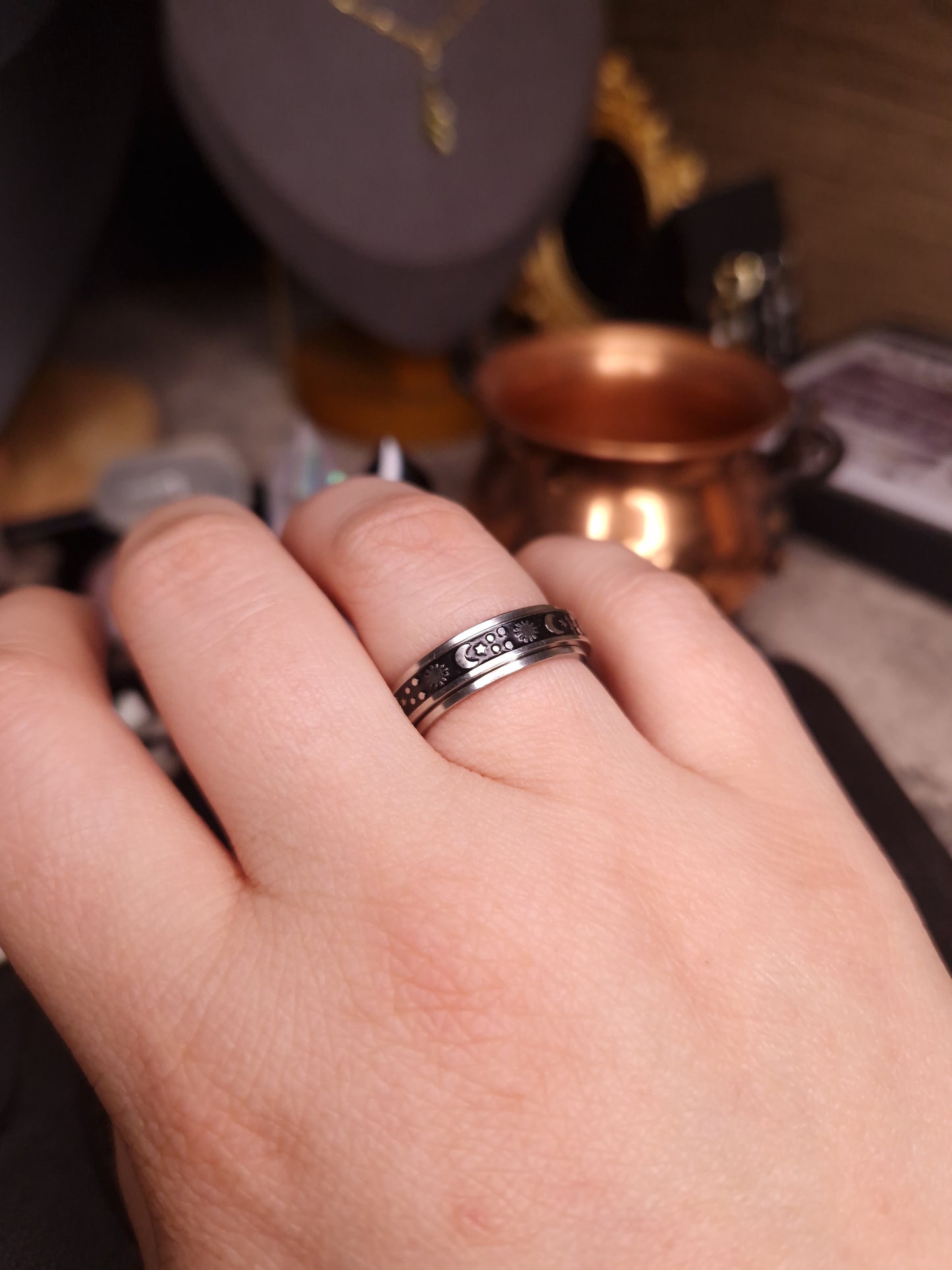 Anxiety Ring „Lunaria“