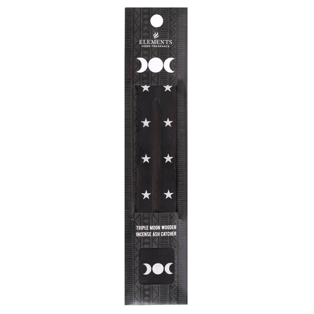 Räucherstäbchenhalter aus Holz Triple Moon