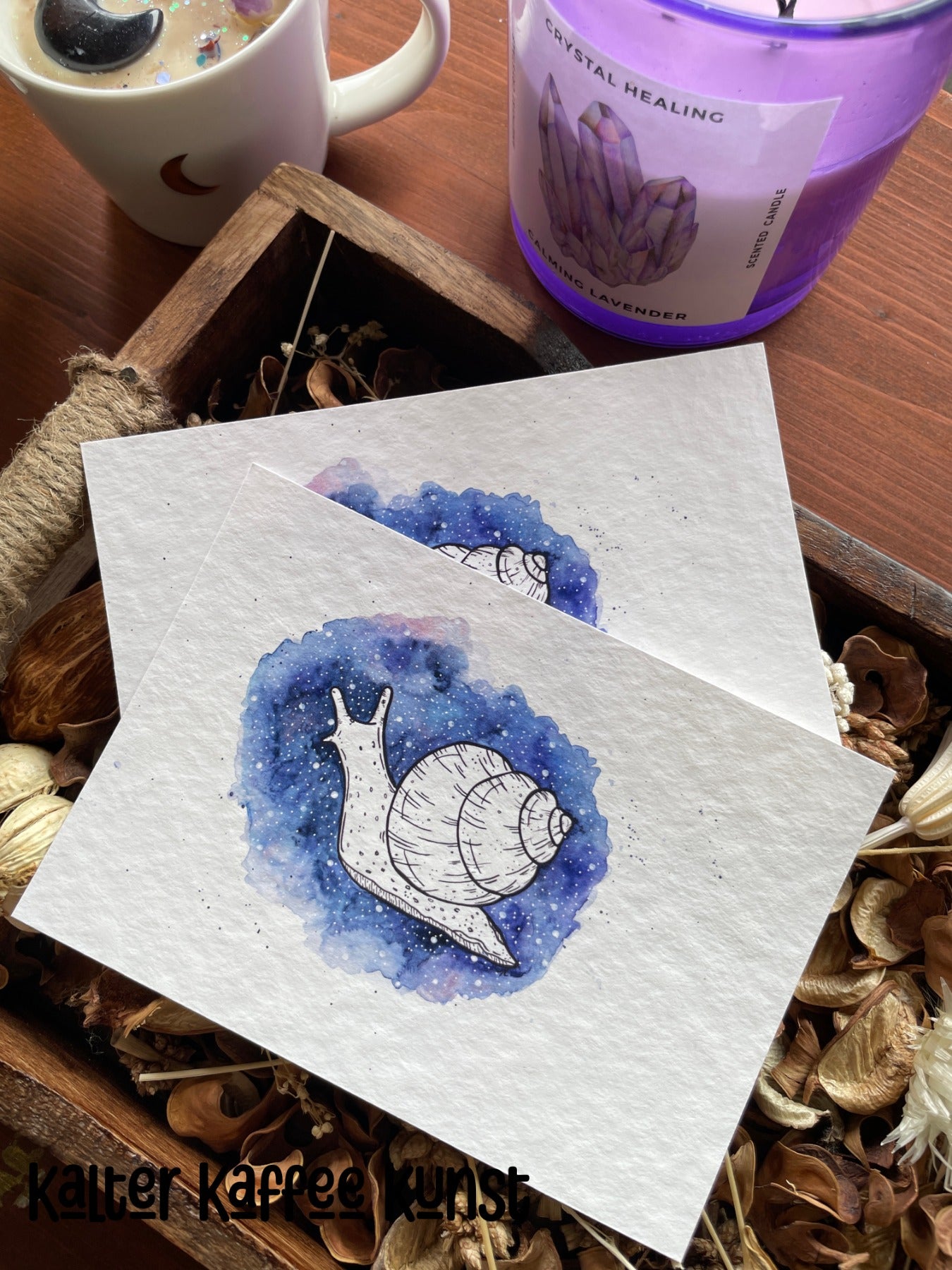 "Galaxy Snail" Fine Art Print