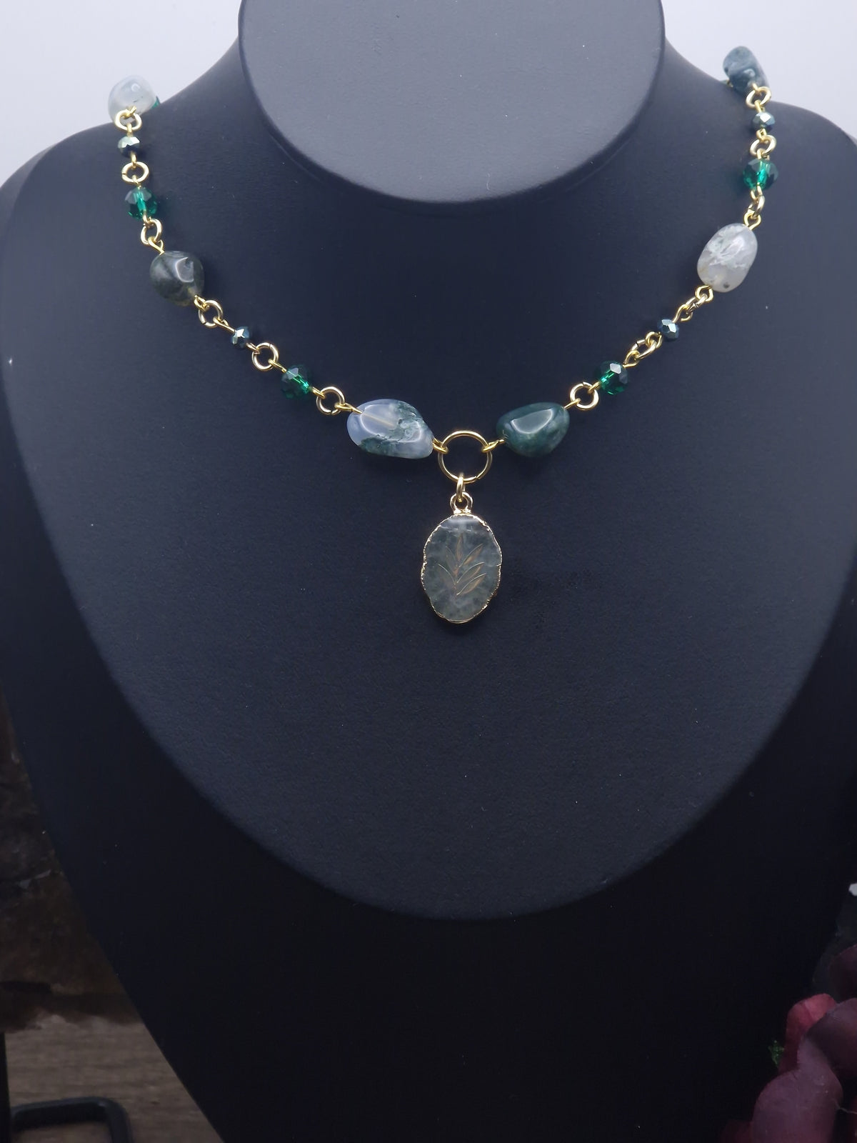 Moosachat Kette „Waldgeist“