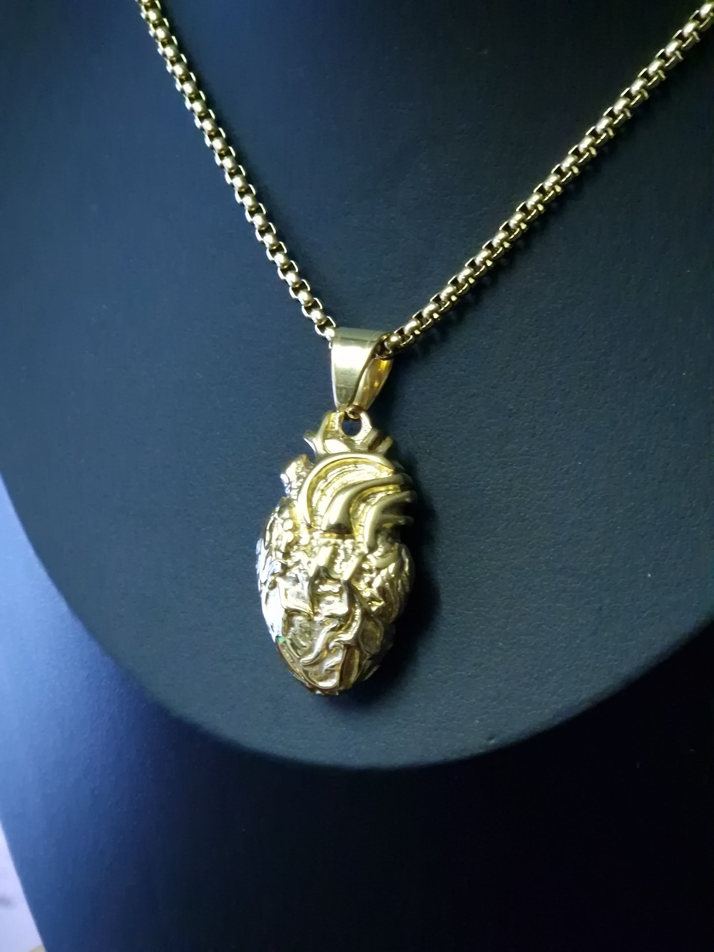 Goldene Herz-Kette