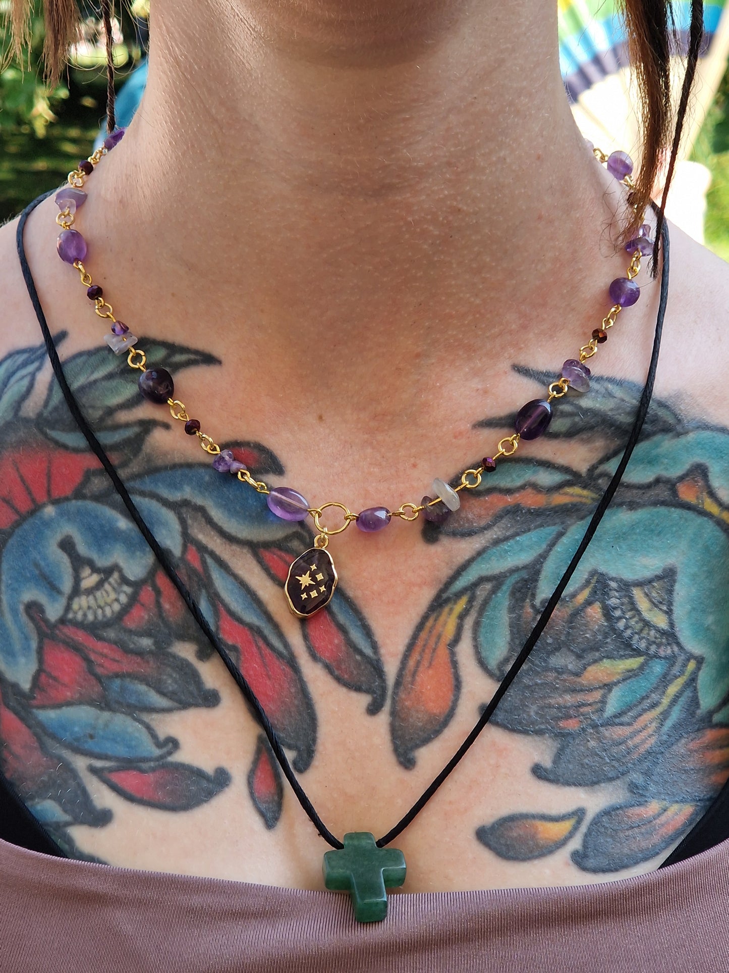 Amethyst-Collier „Celestial Dream“