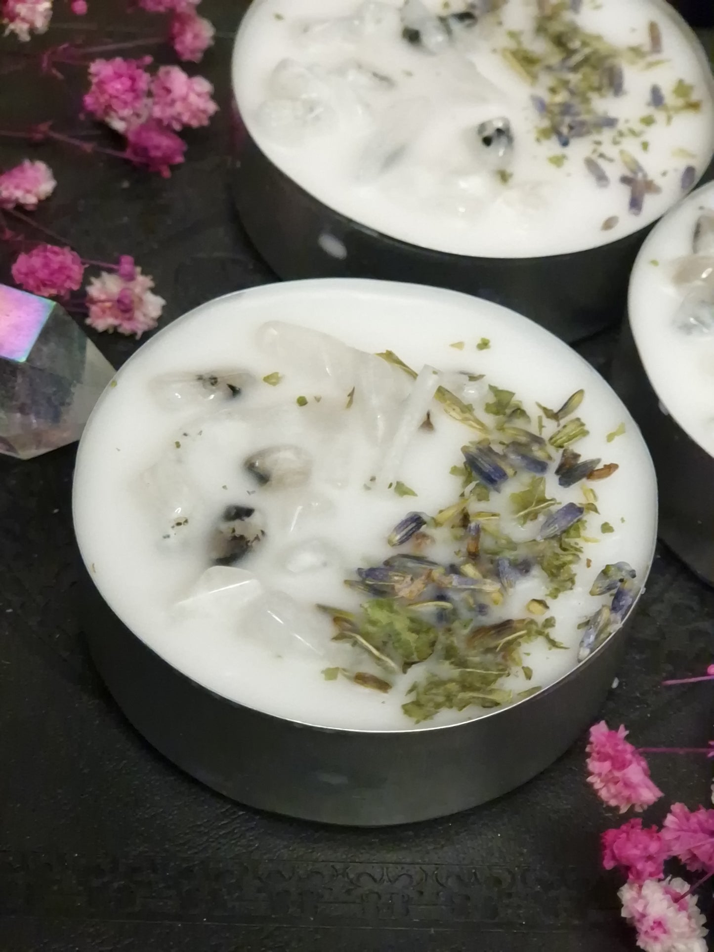 Kristall Maxi Teelicht Vollmond