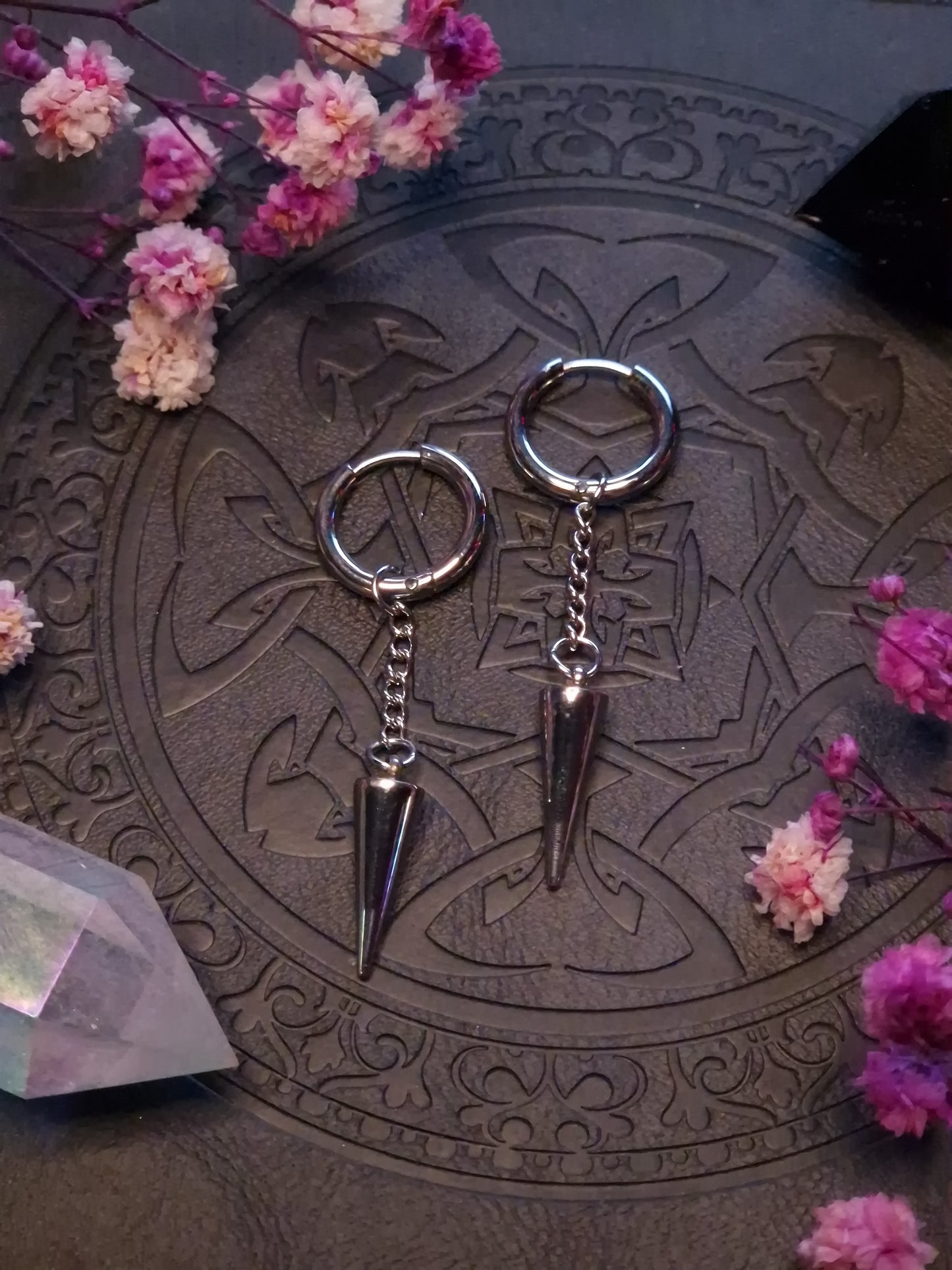 Creolen „Edge & Whisper“ silber
