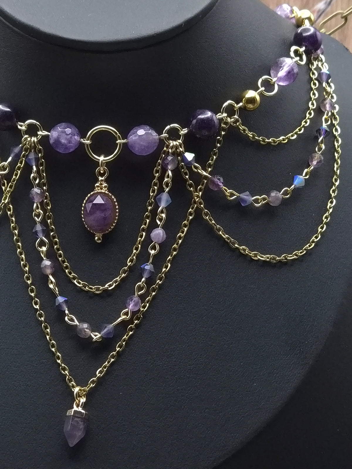 Amethyst -Collier „Eclipse“