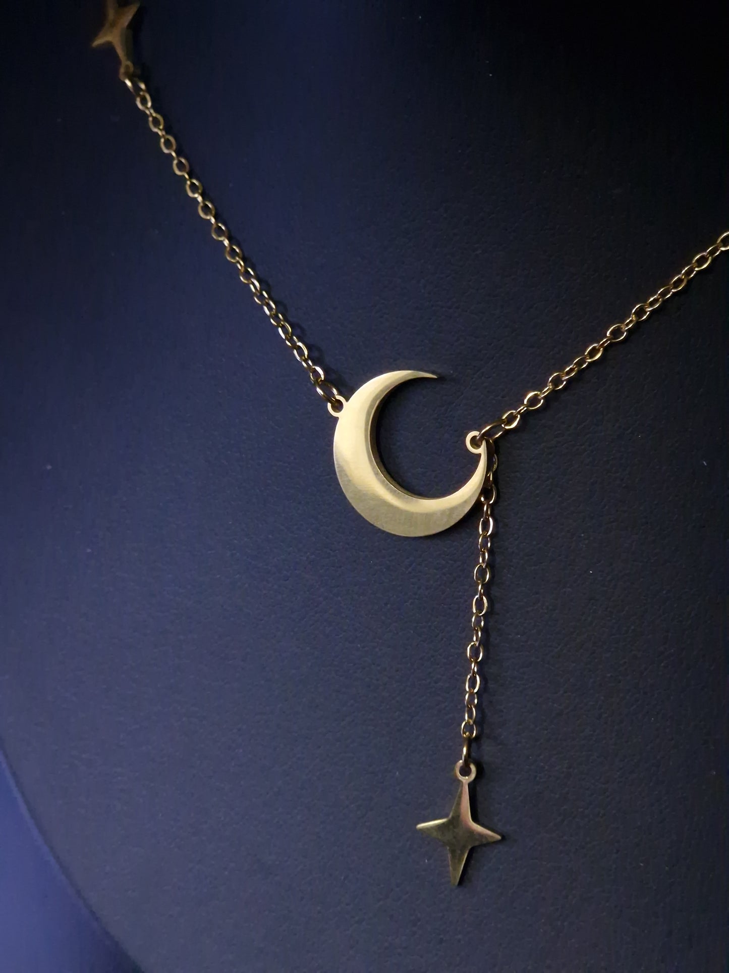 Halbmond Kette gold