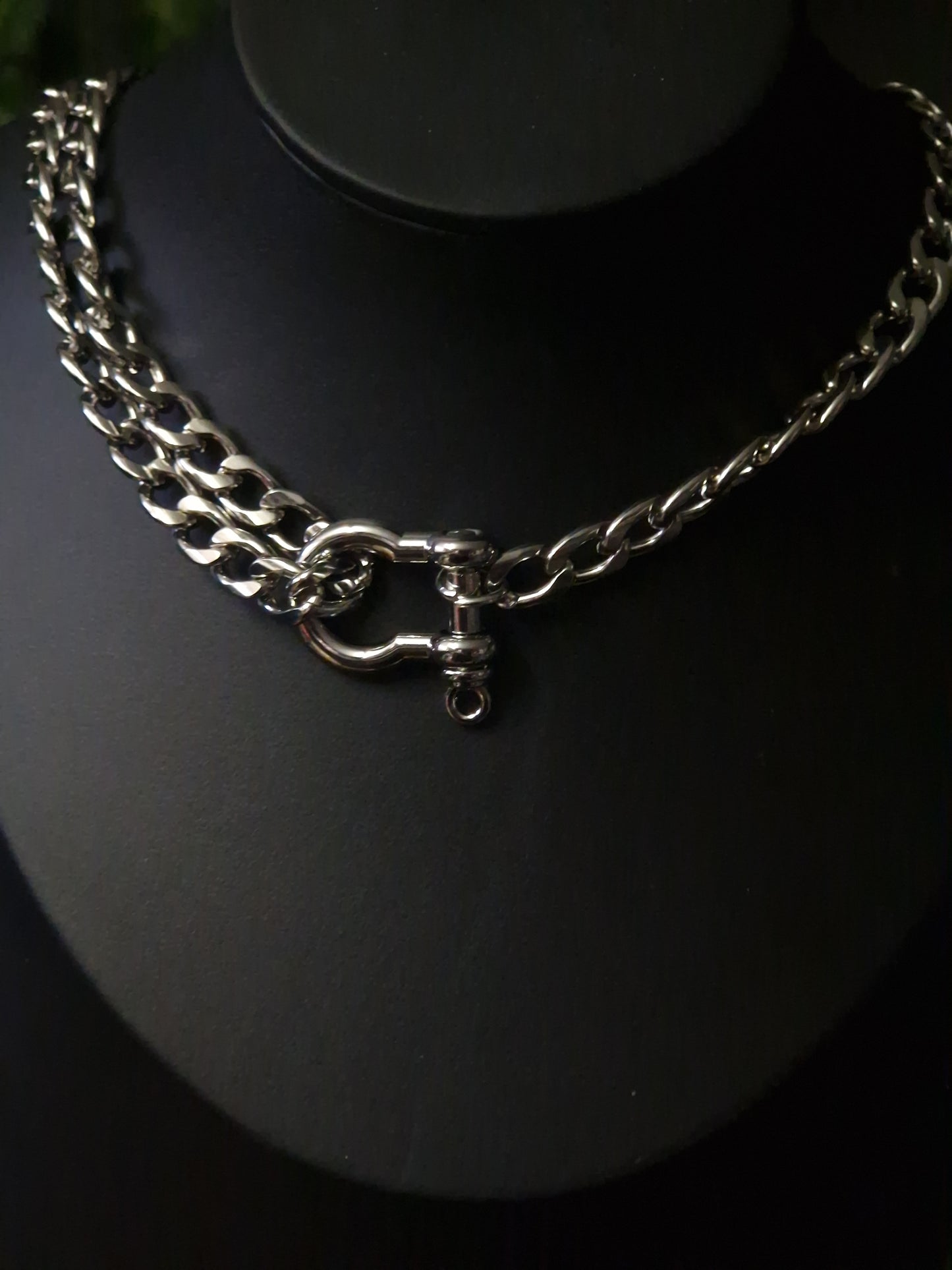 Große Gliederkette 'Chunky' silber