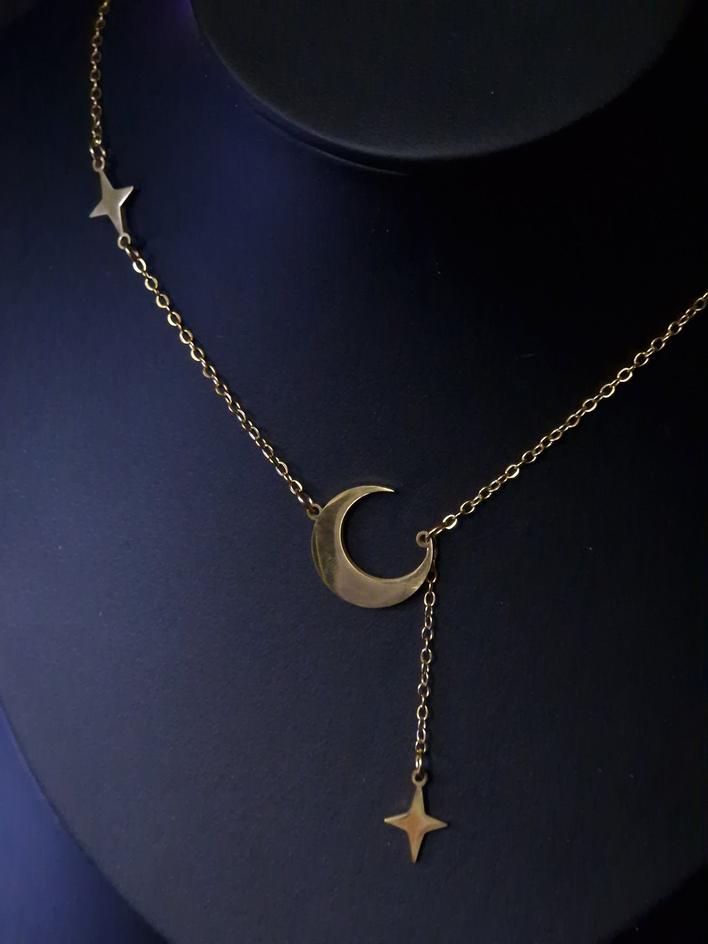 Halbmond Kette gold