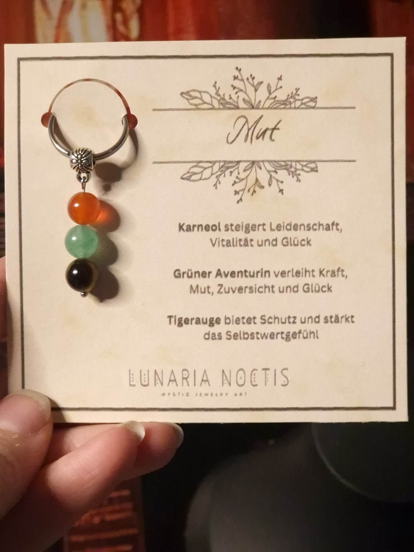 Schlüsselanhänger 'Mut'