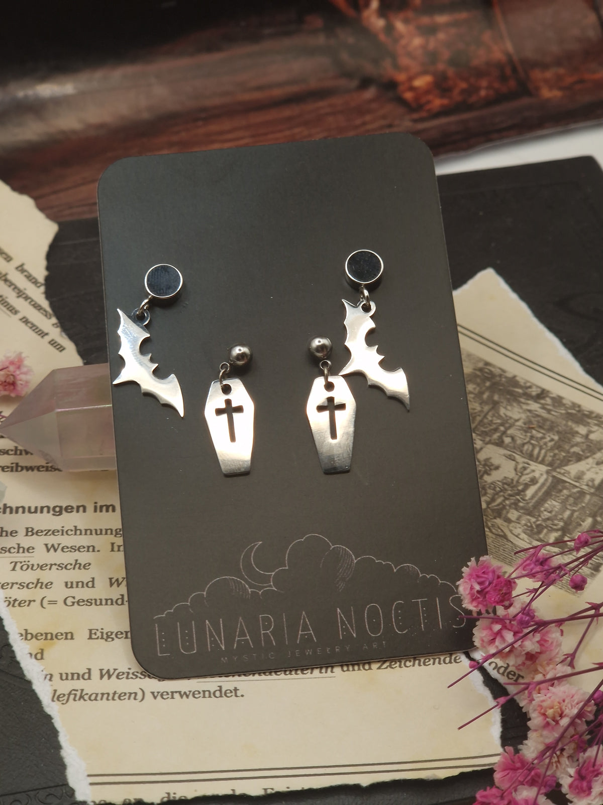 Nocturne Cross – 2er Set Ohrstecker