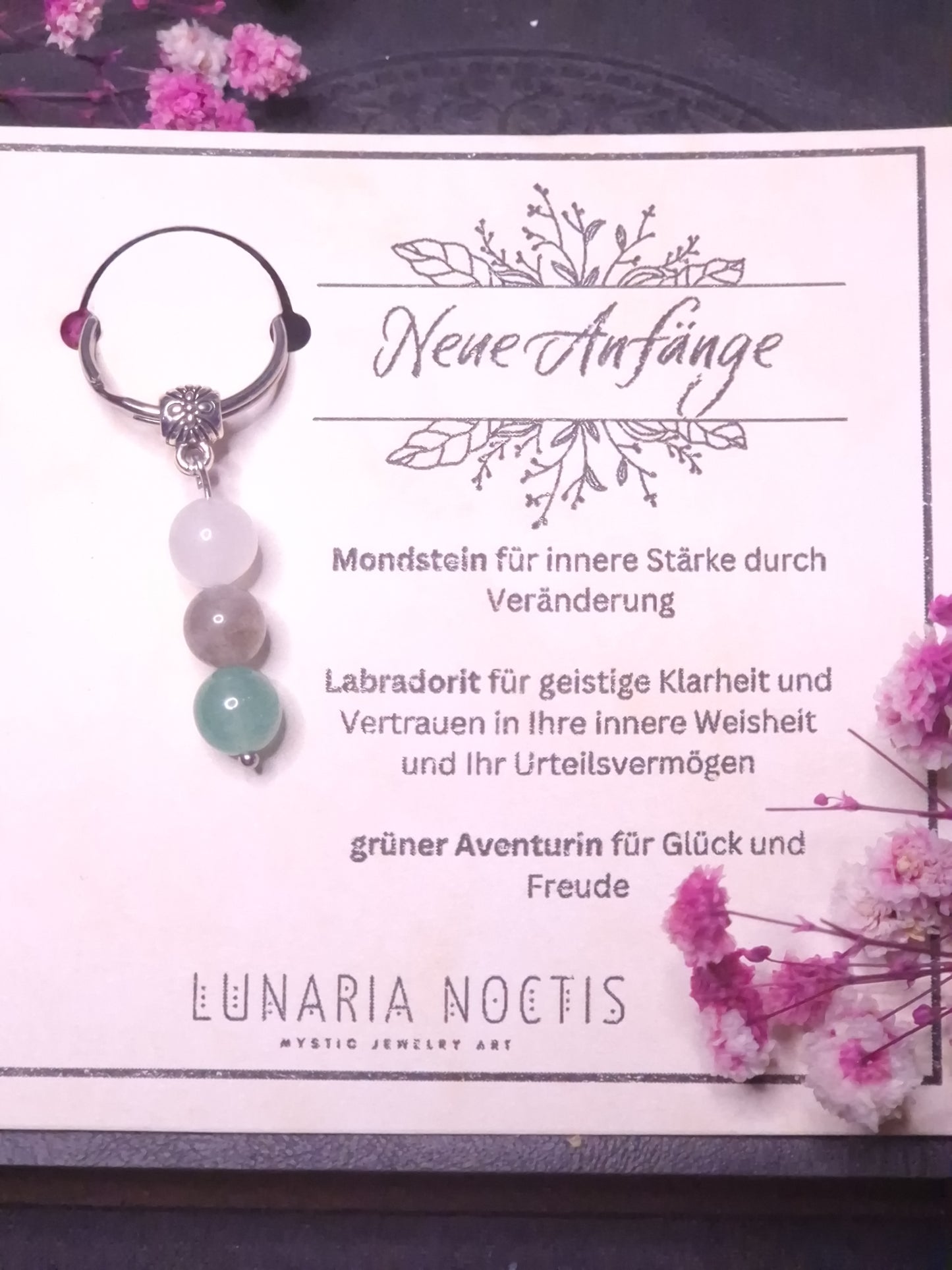Schlüsselanhänger 'Neue Anfänge'
