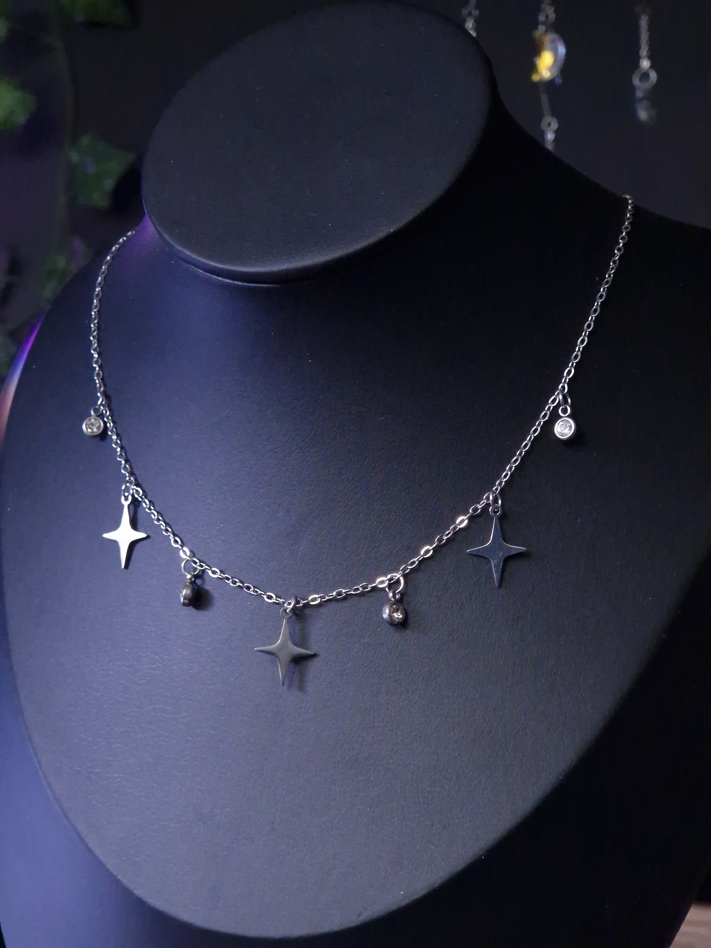 Kette mit Sternchen silber