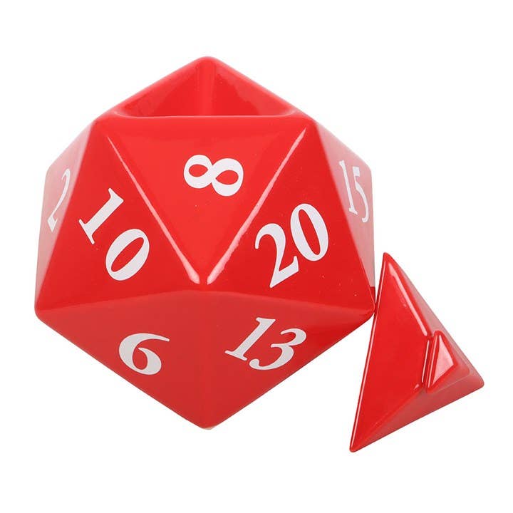 D20 Gaming-Würfel geformter Ölbrenner
