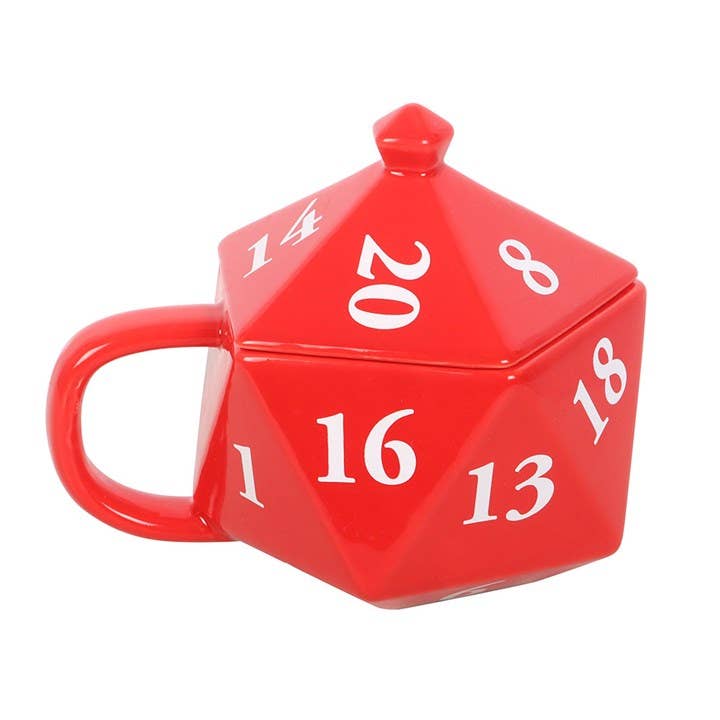 D20-würfelförmige Gaming-Tasse