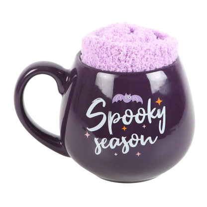 Spooky Season Halloween-Set mit Tasse und Socken
