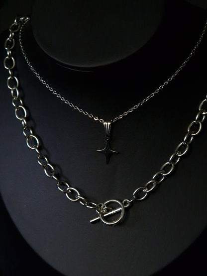 Layering Kette 'Mimi' silber