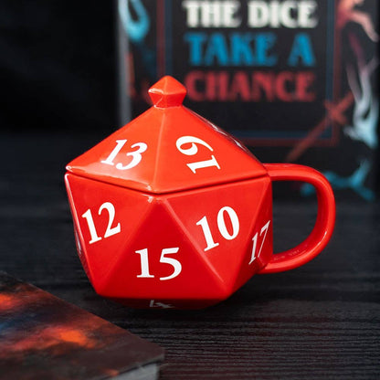 D20-würfelförmige Gaming-Tasse