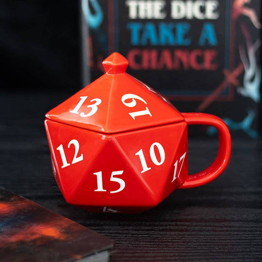 D20-würfelförmige Gaming-Tasse
