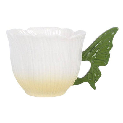 Blumenfeenflügel-Teetasse