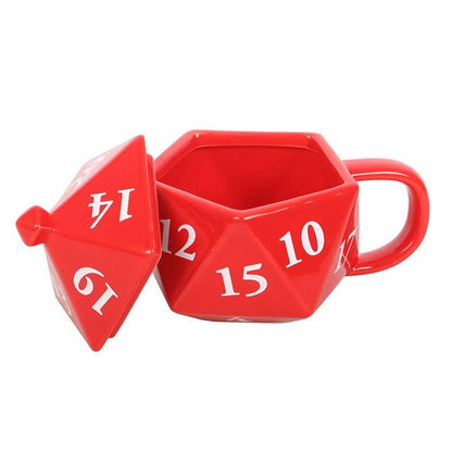 D20-würfelförmige Gaming-Tasse
