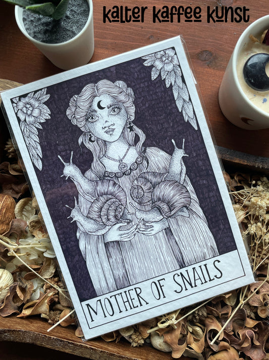 Art Print „Mother of Snails“