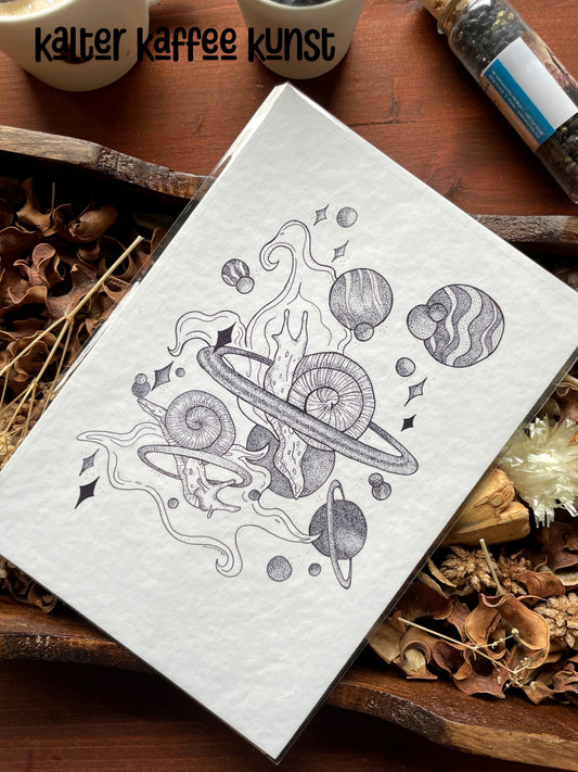 Art Print „Snails of the Galaxy“