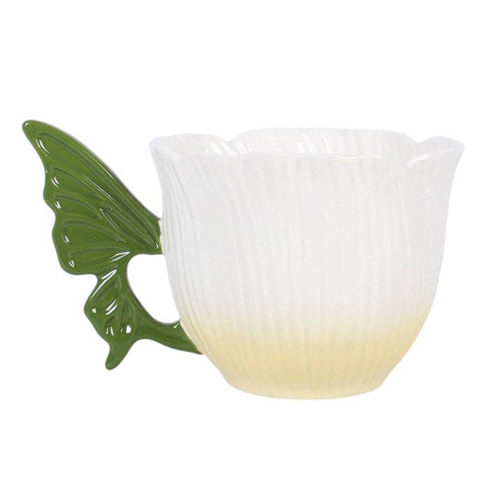 Blumenfeenflügel-Teetasse
