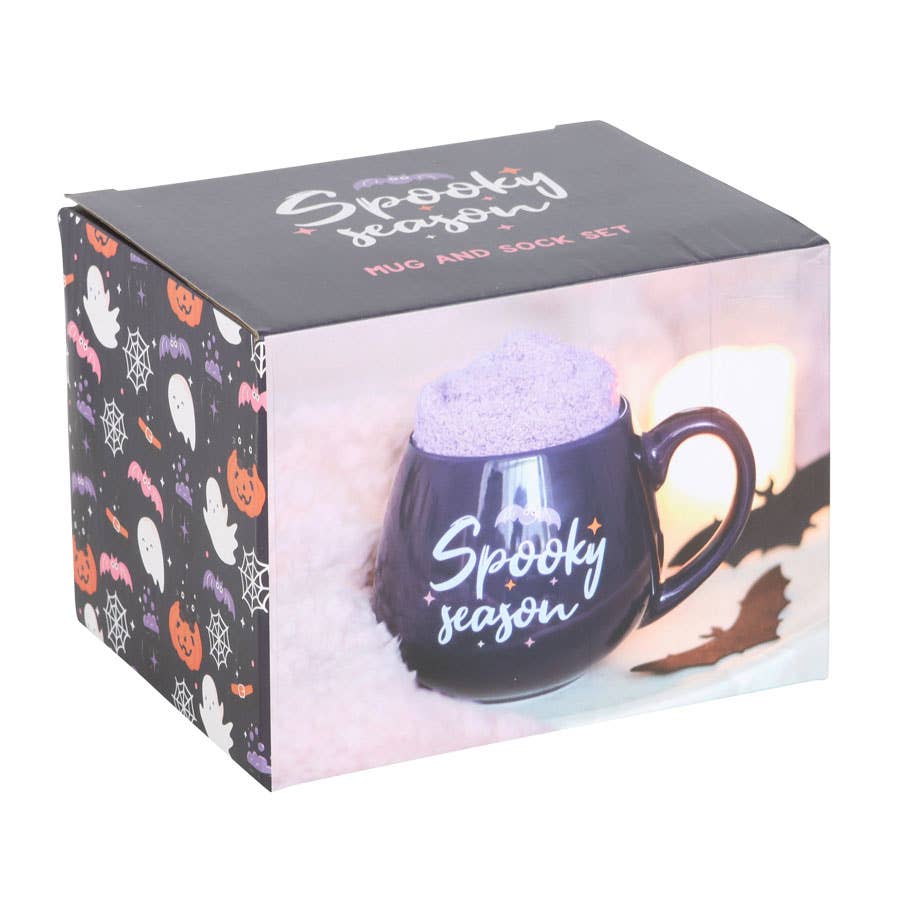 Spooky Season Halloween-Set mit Tasse und Socken