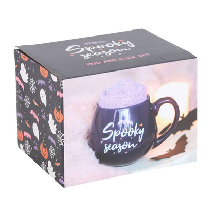 Spooky Season Halloween-Set mit Tasse und Socken