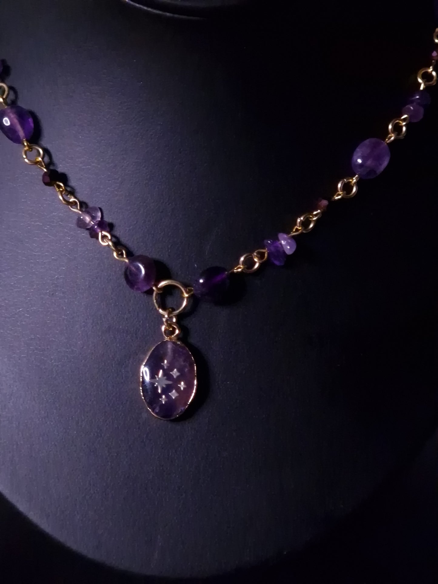 Amethyst-Collier „Celestial Dream“