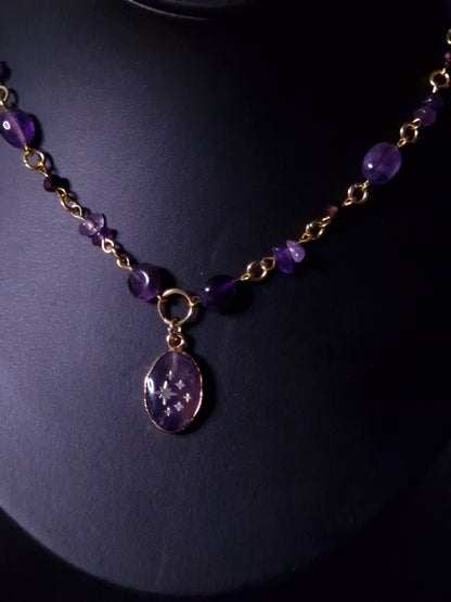 Amethyst-Collier „Celestial Dream“