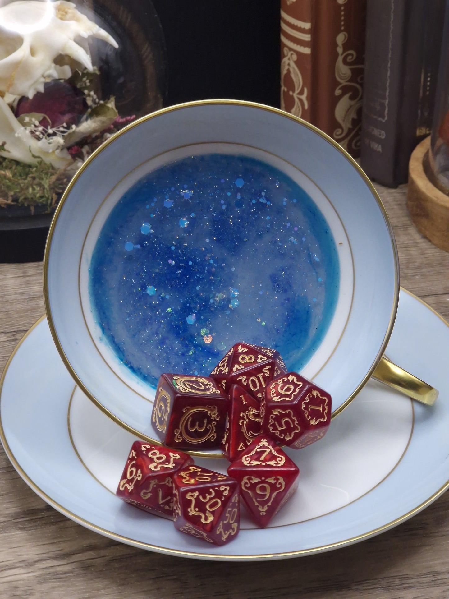 Celestial Tide – Dice Tray Teacup