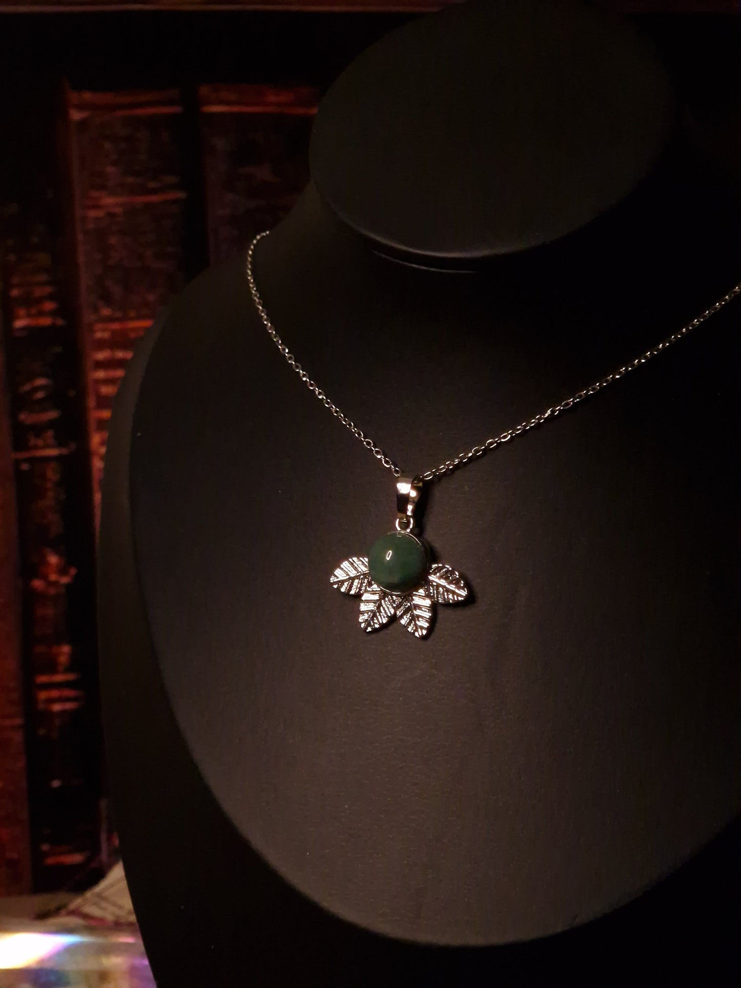 Emerald Ivy Aventurin Kette