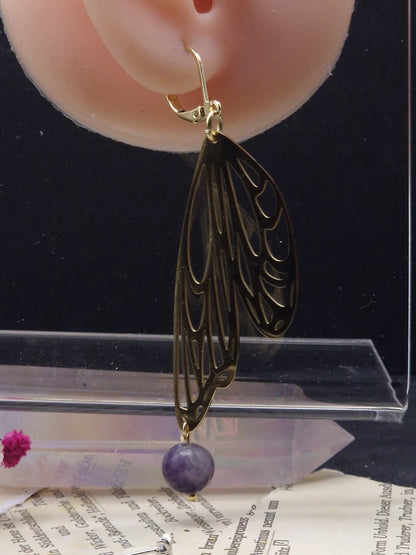 Fairy Wings – Lepidolith & Feenlicht