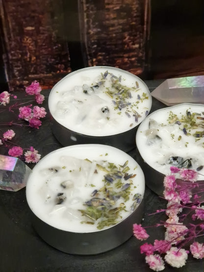 Kristall Maxi Teelicht Vollmond