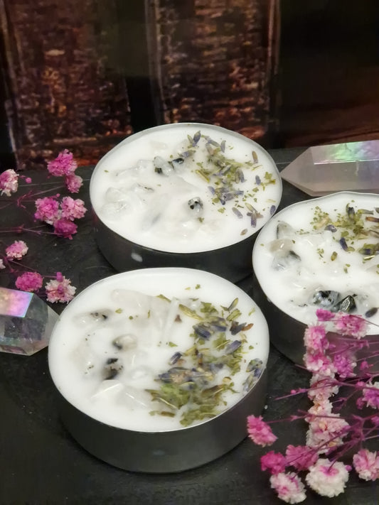 Kristall Maxi Teelicht Vollmond