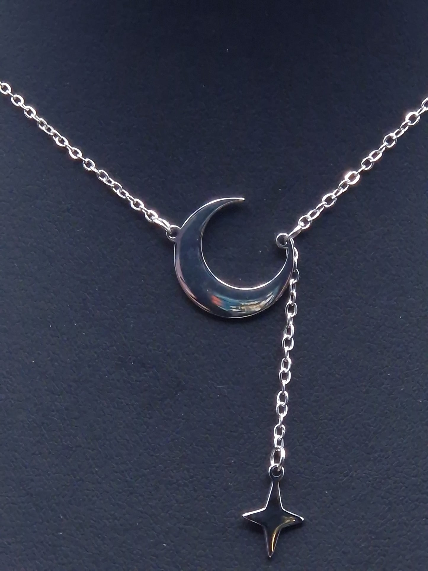 Halbmond Kette mit Stern