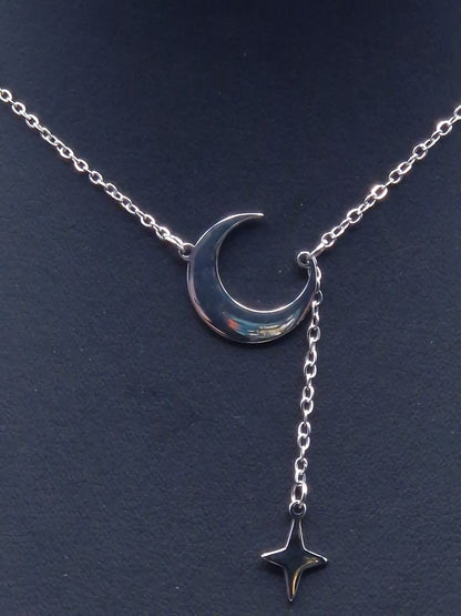Halbmond Kette mit Stern