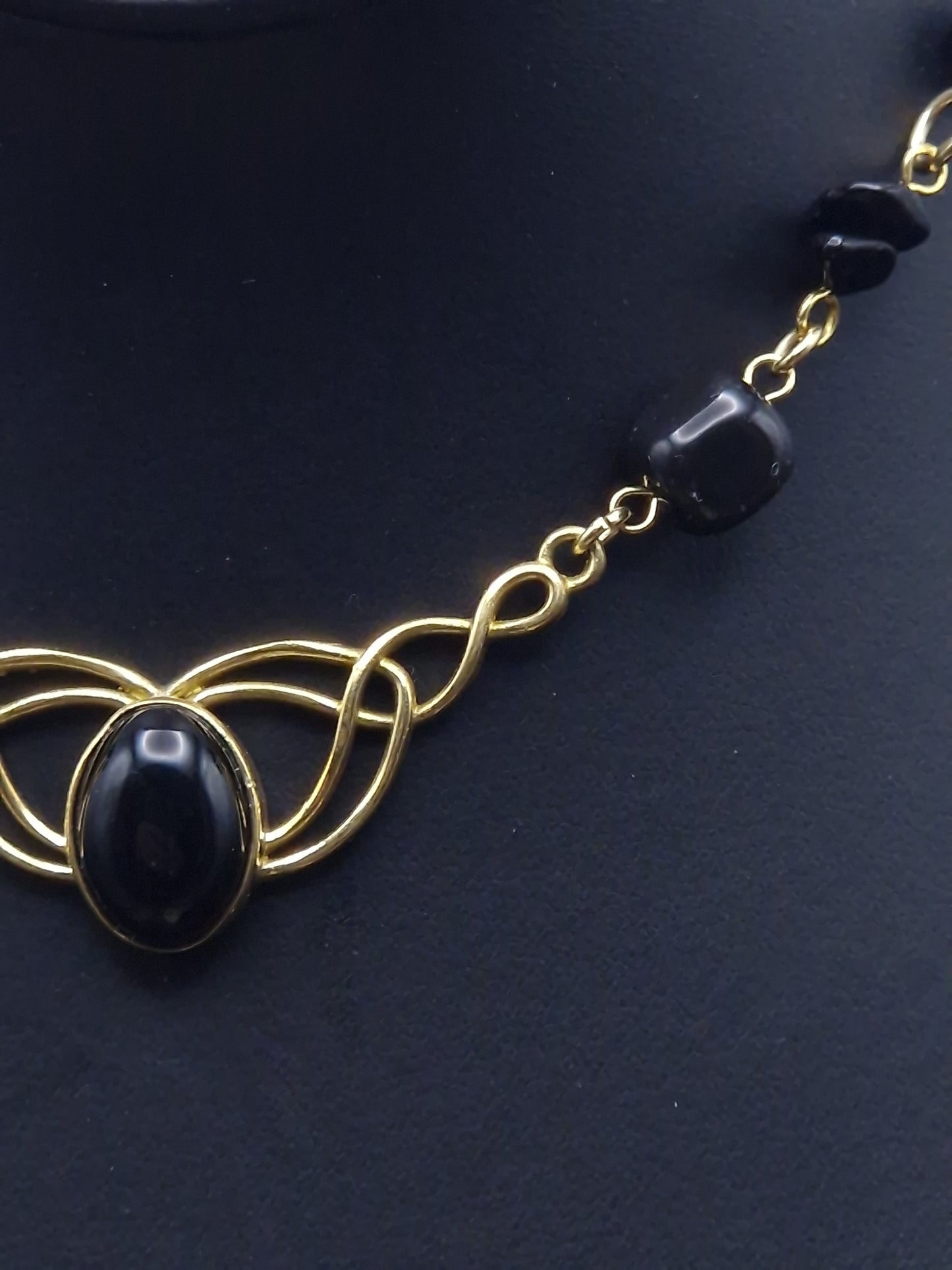 Obsidian-Collier „Shadow Heart“