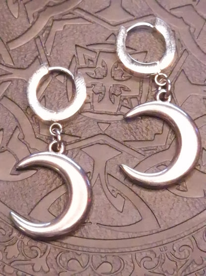 Creolen „Lunar Whisper“ silber
