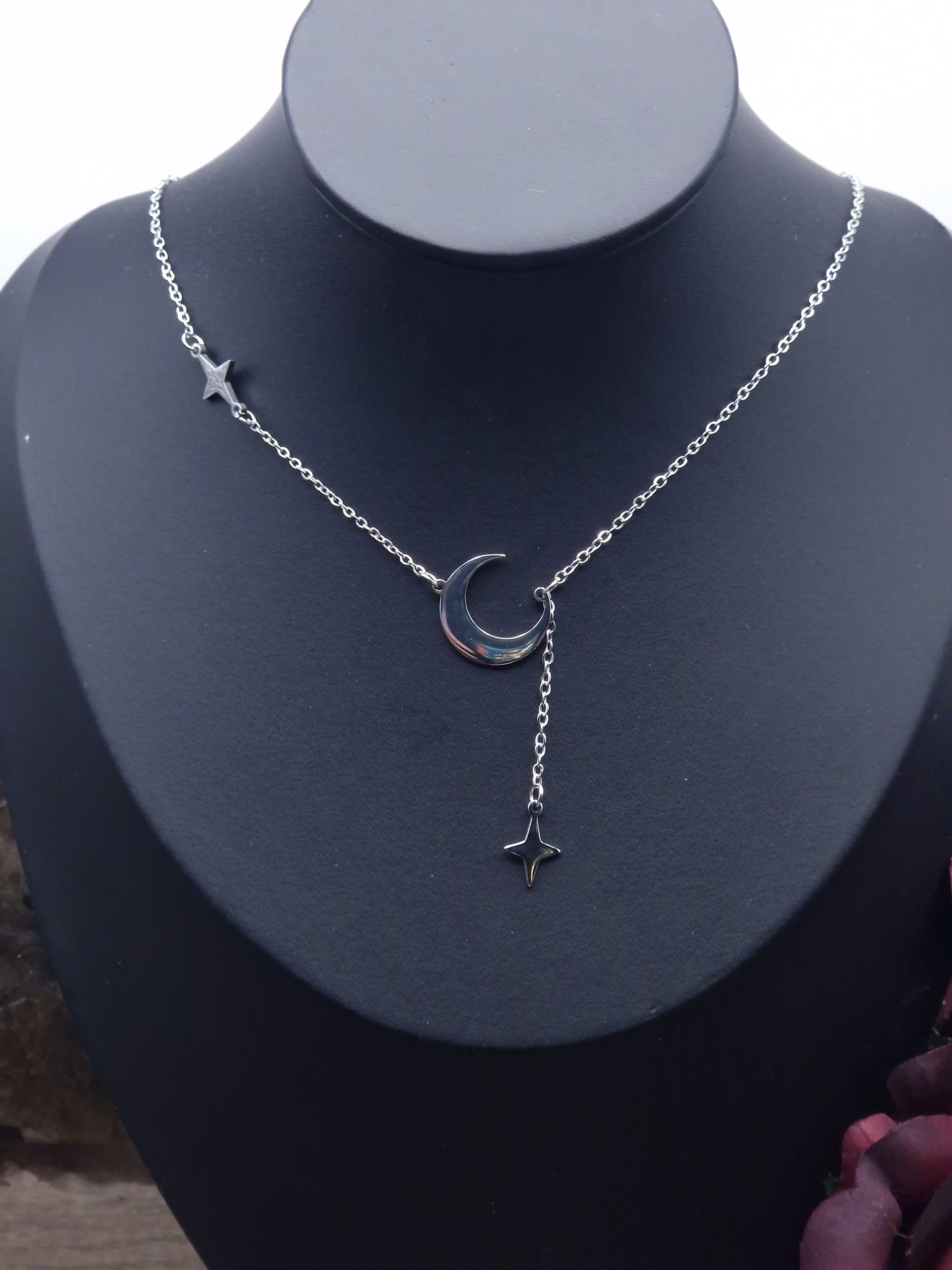 Halbmond Kette mit Stern