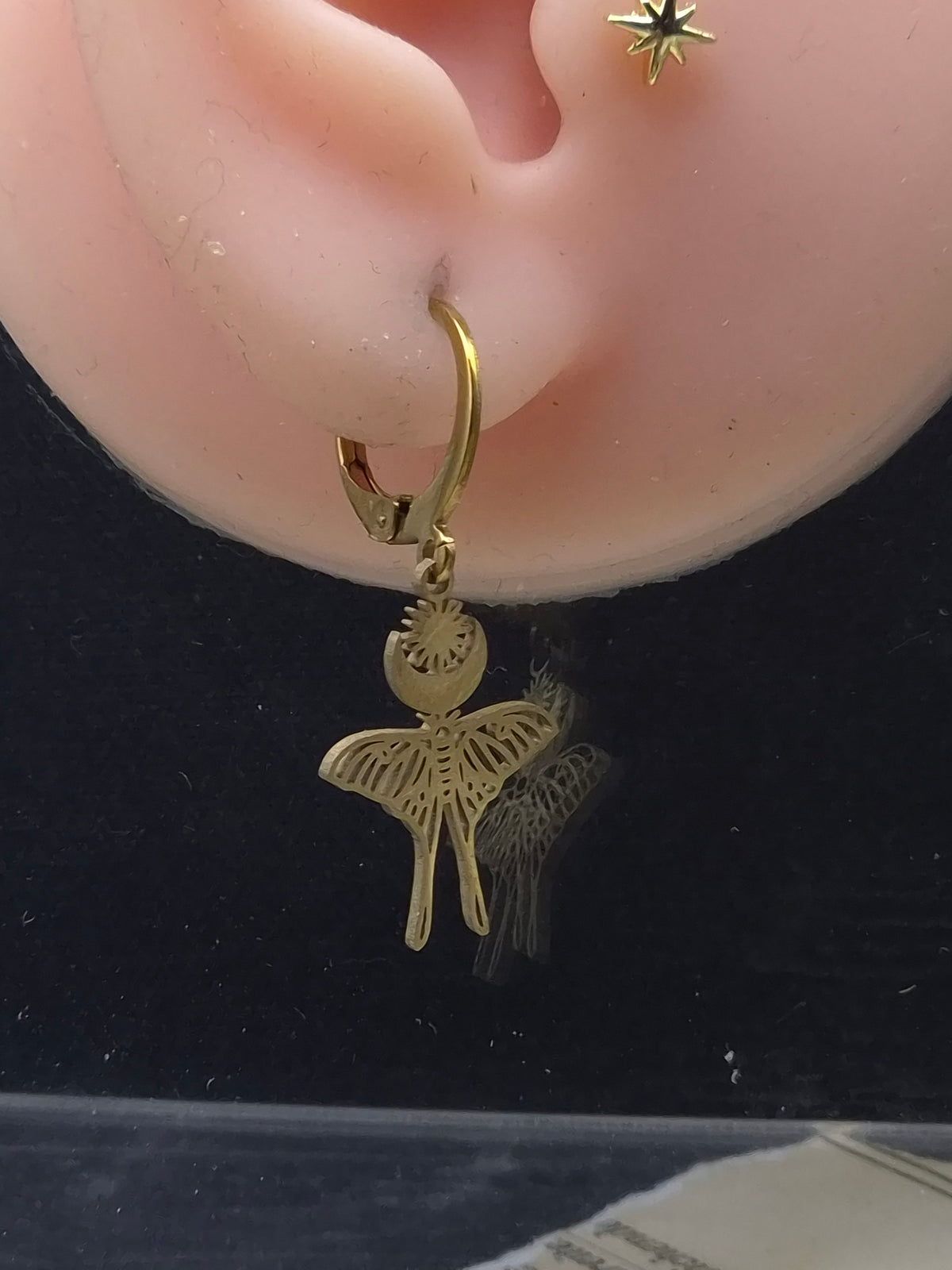 Luna Moth – Motten-Ohrringe