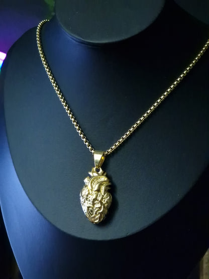 Goldene Herz-Kette