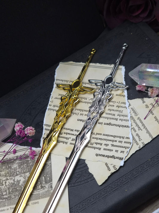 Aetherblade – Fantasy-Schwert-Haarnadel