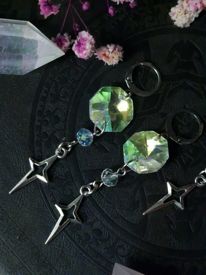 Galactic Gleam – Kristallstern-Set silber