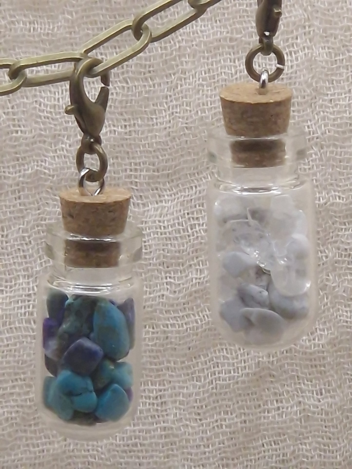 Edelsteinchen im Glas Charm