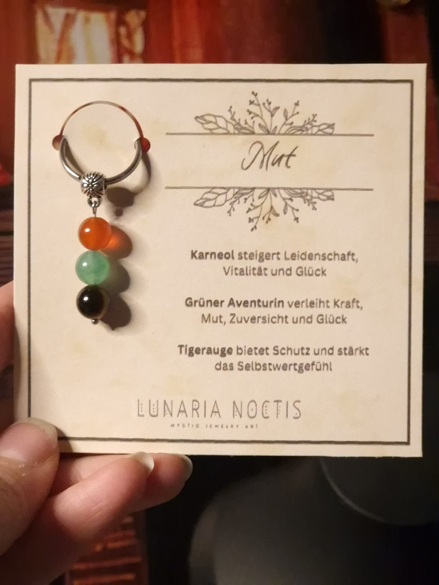 Schlüsselanhänger 'Mut'