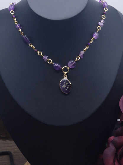 Amethyst-Collier „Celestial Dream“