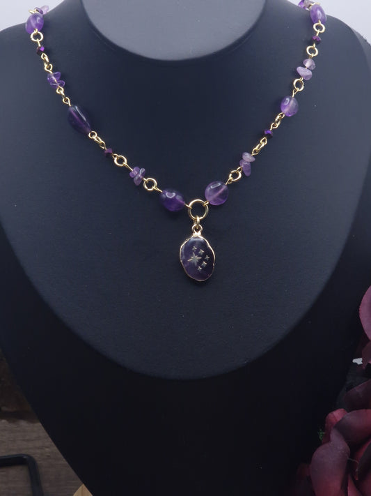 Amethyst-Collier „Celestial Dream“