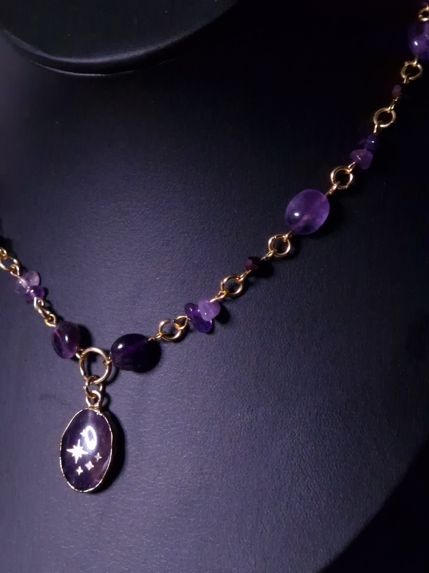 Amethyst-Collier „Celestial Dream“